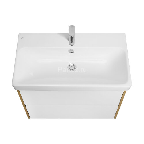 Тумба под раковину AQUATON Сканди 80 белый, дуб рустикальный (1A283001SDZ90)