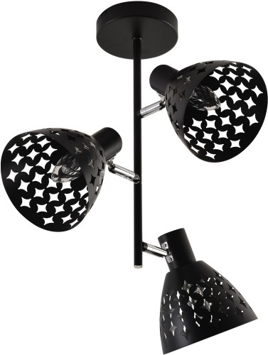 Потолочная люстра Reluce 01554-3.3-03B BK+CR