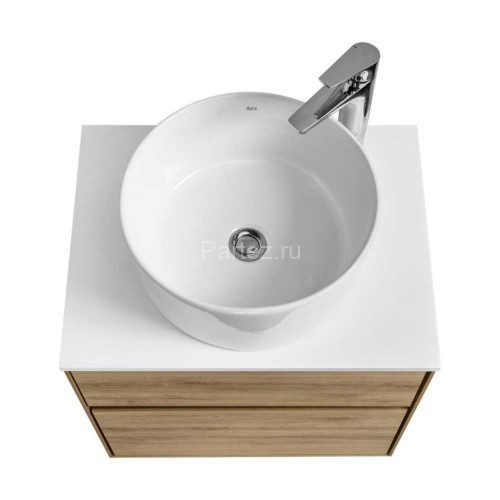 Тумба под раковину Aquaton Либерти 60, 2 ящика, дуб эльвезия (1A279401LYC70)