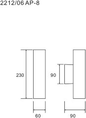 Настенный светильник Divinare 2212/06 AP-8