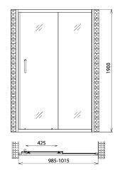 Душевая дверь Gemy Victoria S30191HM