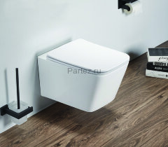 Сет AZARIO инсталляция с панелью смыва + унитаз Nova с сиденьем микролифт+клавиша, белый хром (AZ-80