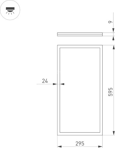 Светодиодная панель Arlight 043553