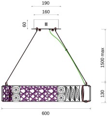 Подвесная люстра Fluorite FL1057-6P