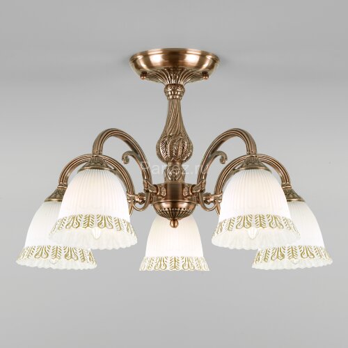 Потолочная люстра Eurosvet 60107/5 античная бронза