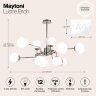 Потолочная люстра Maytoni MOD221-PL-12-N