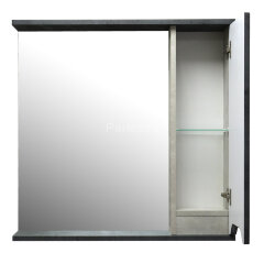 Зеркало-шкаф Loranto Florena 70 700х135х600 правый, темный бетон (CS00090037)
