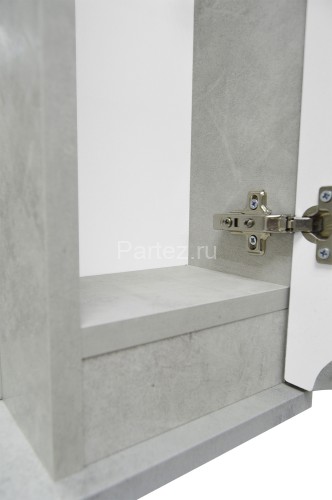 Зеркало-шкаф Loranto Florena 70 700х135х600 правый, темный бетон (CS00090037)