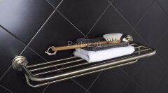 Полка для полотенец Fixsen Retro, бронза (FX-83815)