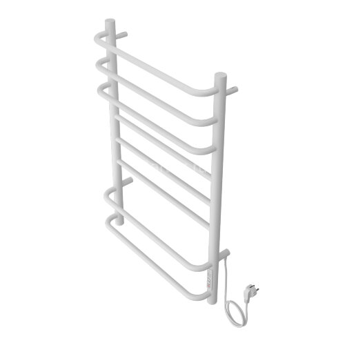 Полотенцесушитель электрический AZARIO MILAN 500/800 8 секций, диммер справа, белый (AZ90858W)