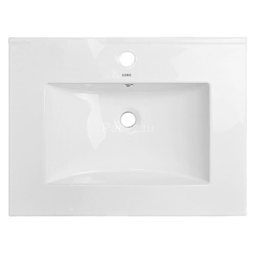 Комплект тумба Loranto Santorini 60 610х460х810 напольная, с раковиной Leon, Белый Глянец (CS0008697