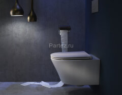 Унитаз подвесной Jacob Delafon Rodin+ безободковый, белый (EDY102-00)