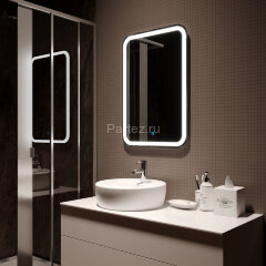 Зеркало AZARIO Мальта-2 550х800 c подсветкой и диммером, сенсорный выключатель, подогрев (ФР-0000121