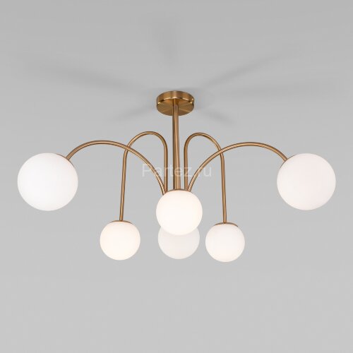 Потолочная люстра Eurosvet 30177/6 латунь