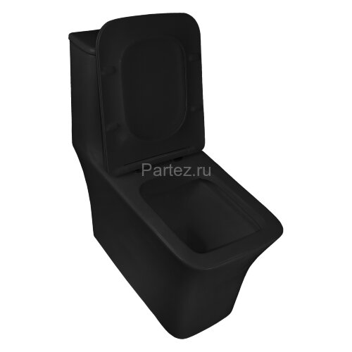 Унитаз-моноблок AZARIO GRESSA 705х370х760 напольный, безободковый в комплекте с сиденьем микролифт, 