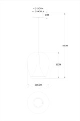 Подвесной светильник Divinare 5875/51 SP-20