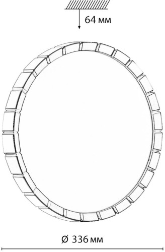 Настенно-потолочный светильник Sonex 7648/CL