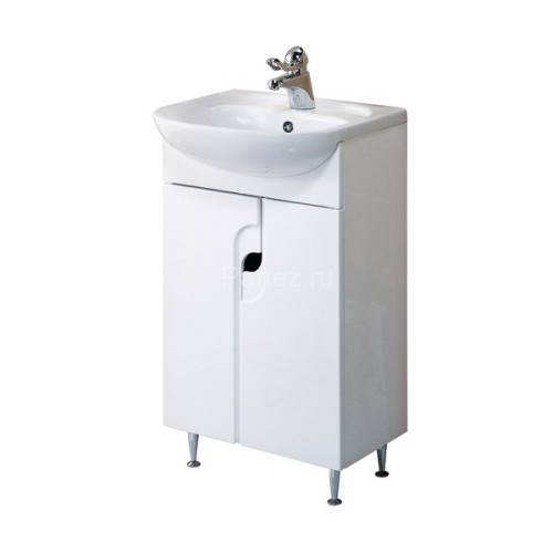 Тумба под раковину AQUATON ПАНДА-50 напольная, белая (1A053701PD010)