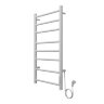 Полотенцесушитель электрический AZARIO PARMA 400/800 8 секций, диммер справа, белый (AZ10848W)