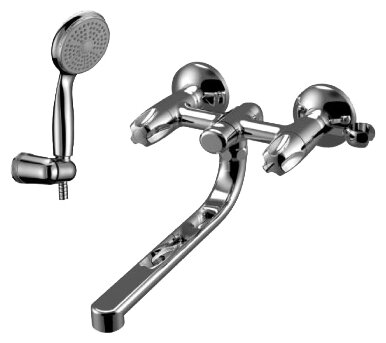 Смеситель для ванны Lemark Lotus LM2702C