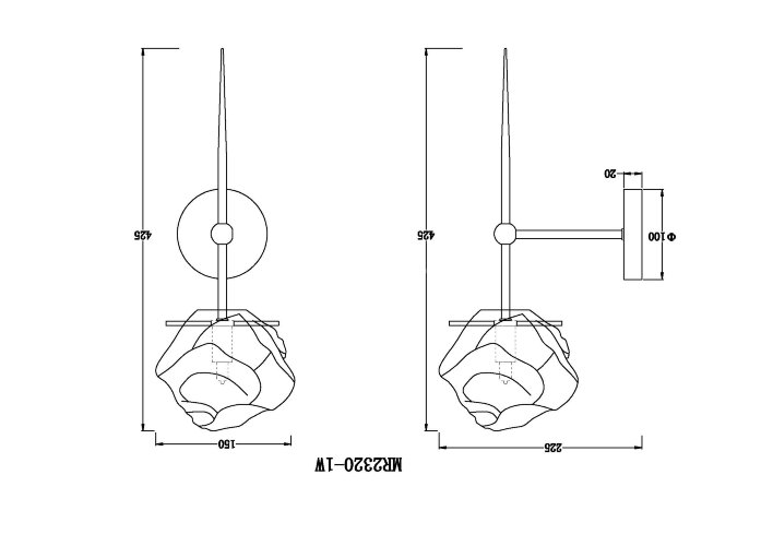 Бра MyFar MR2320-1W