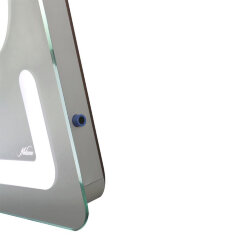 Зеркало с LED-подсветкой MELANA-8060 подогрев/часы/космет.зеркало/Bluetooth (MLN-LED091B)