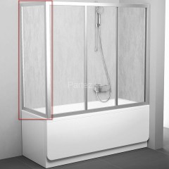 Шторка для ванны Ravak 70х137 цвет профиля сатин (95010U0241)