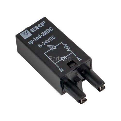 Модуль светодиодный 24 VDC для промежуточных реле RP AVERES EKF rp-led-24DC