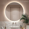 Зеркало AZARIO Alone Cerchio 800х800 влагостойкое с подсветкой, сенсорный выключатель с функцией дим