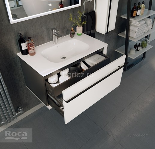 Модуль Roca ANETO 800 подходит для раковины VICTORIA-N, белый