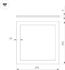Светодиодная панель Arlight 043551