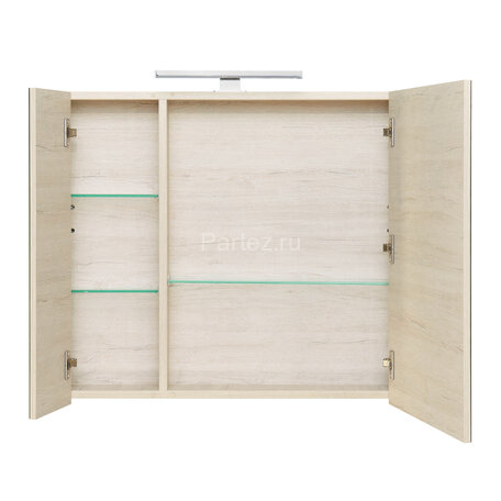 ETNA Шкаф зеркальный 800 мм, дуб верона