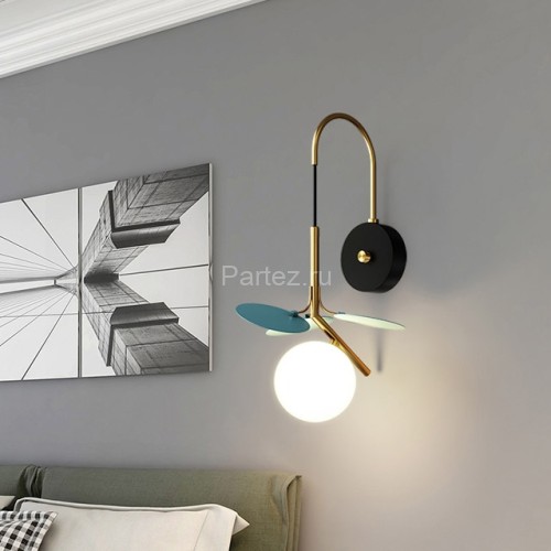 Бра ImperiumLoft matisse-bluew01