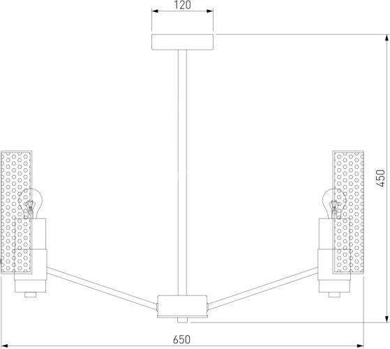 Потолочная люстра Eurosvet 70139/6 латунь