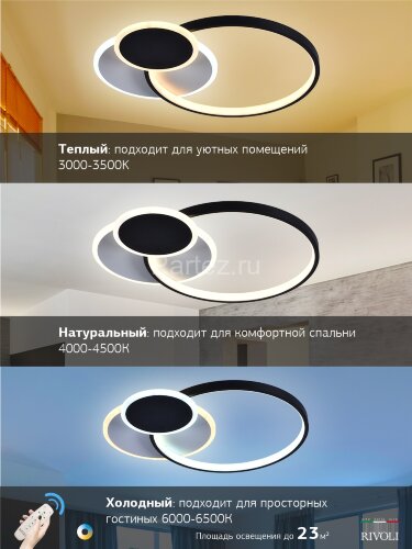 Потолочная люстра Rivoli 6080-108