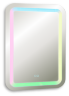 Зеркало AZARIO Мальта RGB 550*800 c подсветкой и диммером, мульти-цвет, сенсорный выключатель (LED-0