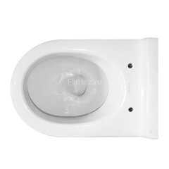 Унитаз подвесной Sanita Luxe Attica 345х495х400 с сидением микролифт (WC.WH/Attica/DM/WHT.G/S1)