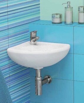 Раковина Santeri Радиан 332 мм, угловая, белая (1.3130.9.S00.10B.0)