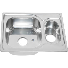 Мойка 6350S MELANA 0,8/180  1,5-я чаша врезная прямоугольная с сифоном (226 t *10)