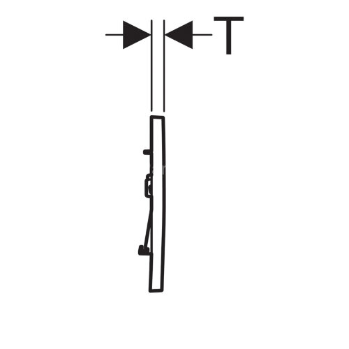 Кнопка смыва Sigma 30, двойной смыв: белые, позолота (115.883.KK.1)