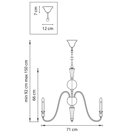 Подвесная люстра Lightstar 732067