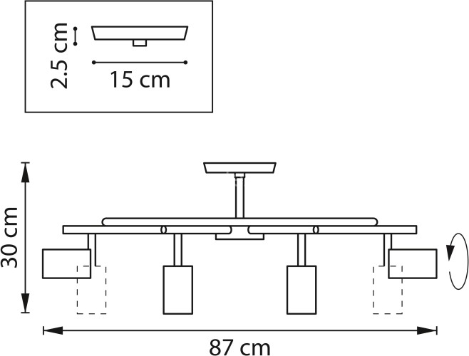 Потолочная люстра Lightstar LR718378