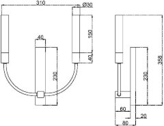 Бра Maytoni MOD423WL-02C