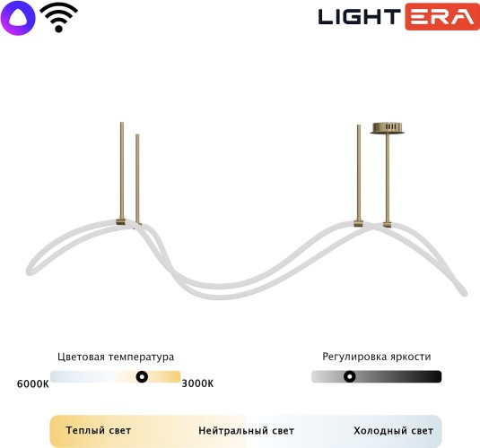 Потолочная люстра Lightera LE117L-120GB WIFI