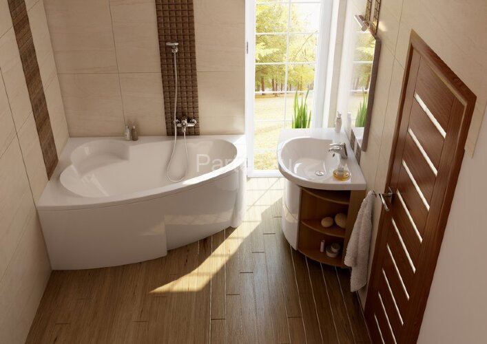 Ванна акриловая Ravak ASYMMETRIC 160x105 Правая белая