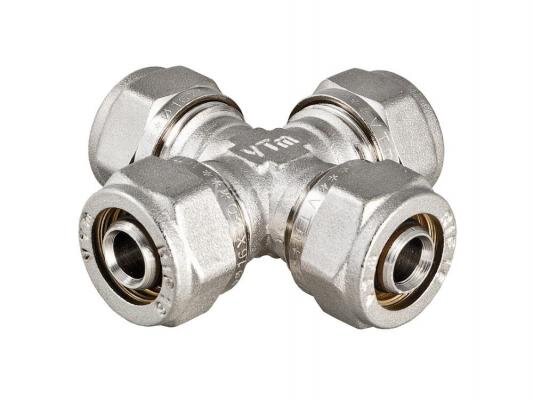 Крестовина обжимная D20х16х20х16 Valtec