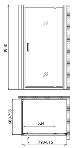 Душевой уголок Gemy Sunny Bay S28150-A70