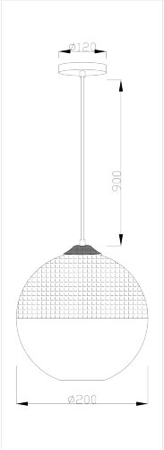 Подвесной светильник Moderli V1691-1P
