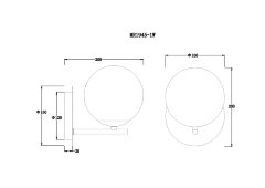 Бра MyFar MR1945-1W