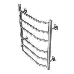 Полотенцесушитель водяной AZARIO RAVENNA 500/600 6 секций, нижнее/диагональное подключение, 1/2", хр